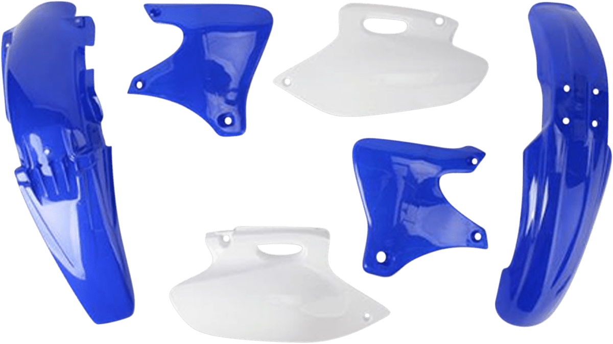 Acerbis 2041280243 Standard Body Plastic Kit in Yamaha Blue and White for 2000-2002 Yamaha YZ off-road bikes