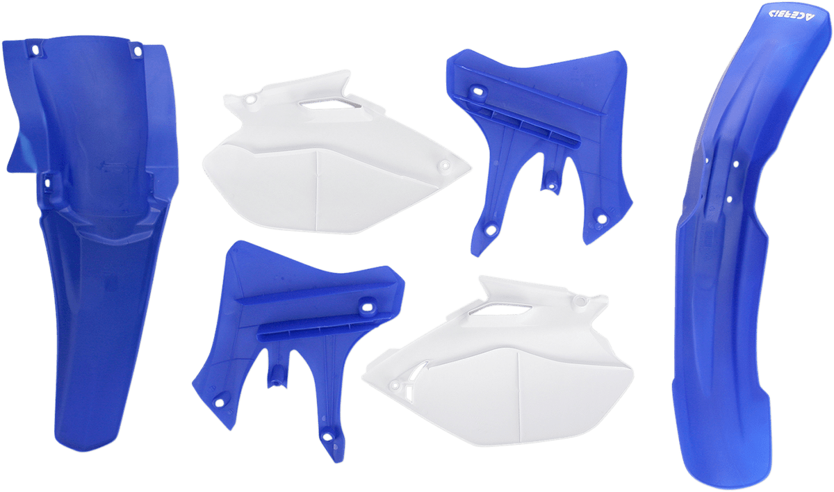 Acerbis 2070940206 Standard Body Plastic Kit in Yamaha Blue and White for 2003-2005 Yamaha YZ off-road bikes