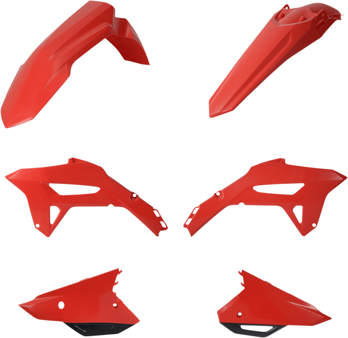 Acerbis 2858917118 Standard Replacement Body Kit in CR Red for 2021-2024 Honda CRF250R and CRF450R motorcycles