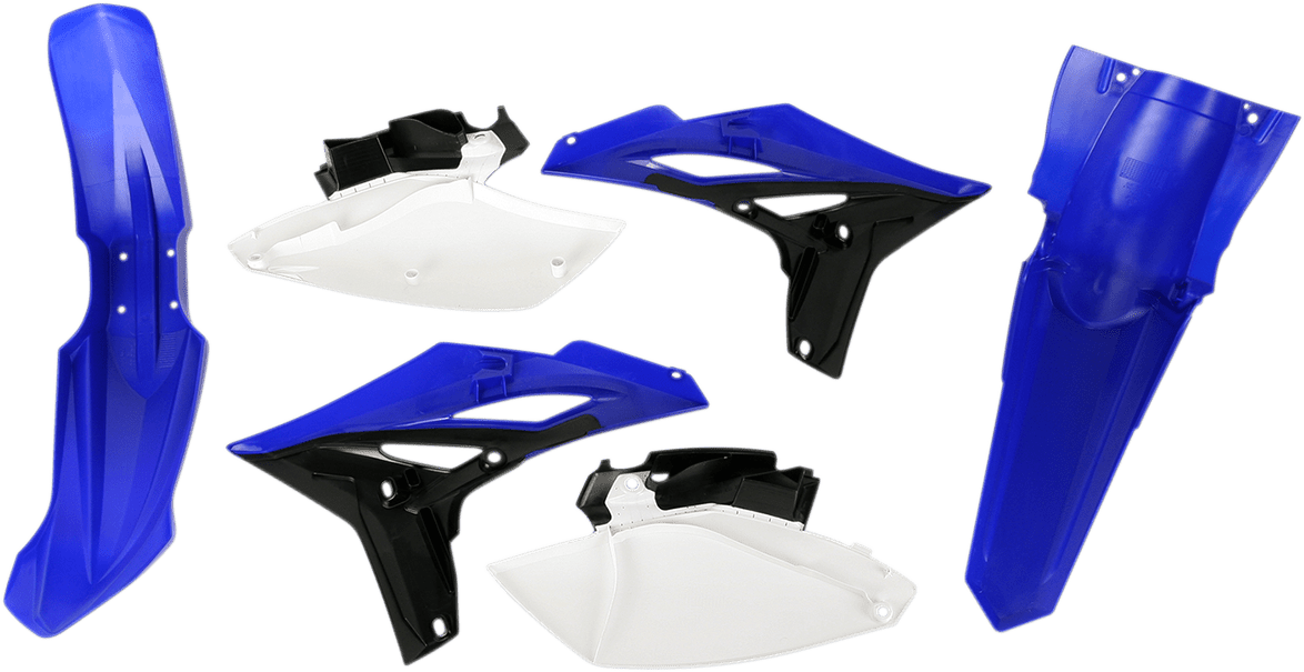 Acerbis 2171890145 Standard Body Plastic Kit in OEM Blue, White, and Black for 2010-2013 Yamaha YZ250F