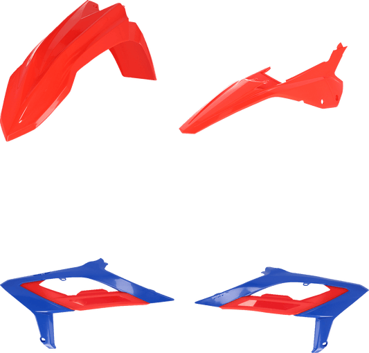Acerbis 2979657705 Standard Body Replacement Plastic Kit in Beta Red and Blue for 2023-2024 Beta 300 RX motorcycles