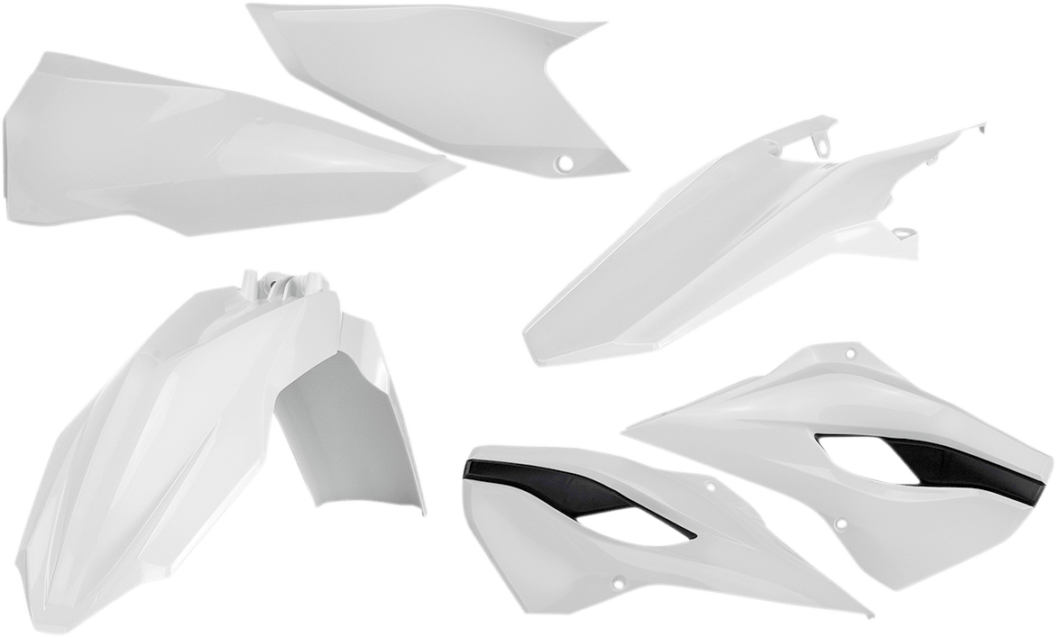 Acerbis 2393444584 Standard Body Replacement Plastic Kit in Husqvarna White for 2014-2016 TC and FC models