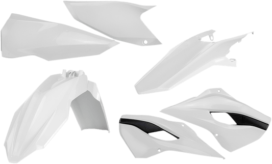 Acerbis 2393444584 Standard Body Replacement Plastic Kit in Husqvarna White for 2014-2016 TC and FC models