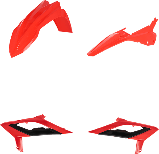 Acerbis 2979467705 Standard Body Replacement Plastic Kit in Beta Red and Black for 2023-2024 Beta RR and RX motorcycles