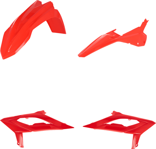 Acerbis 2979650004 Standard Body Replacement Plastic Kit in Red for 2023-2024 Beta 300 RX motorcycles