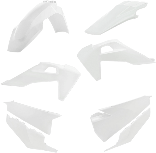 Acerbis 2726566811 Standard Body Replacement Plastic Kit in White for Husqvarna FC/TC