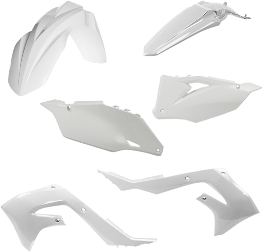 Acerbis 2736280002 Standard Replacement Plastic Kit in White for 2019-2024 Kawasaki KX