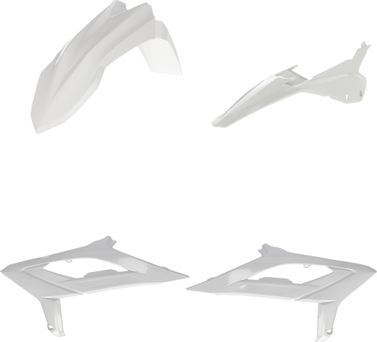 Acerbis 2979460002 Standard Body Replacement Plastic Kit in White for 2023-2024 Beta RR and RX motorcycles