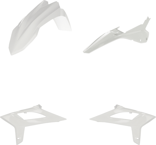 Acerbis 2979650002 Standard Body Replacement Plastic Kit in White for 2023-2024 Beta 300 RX motorcycles