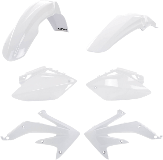 Acerbis 2082050002 Standard Body Replacement Plastic Kit in White for 2007-2008 Honda CRF450R motorcycles