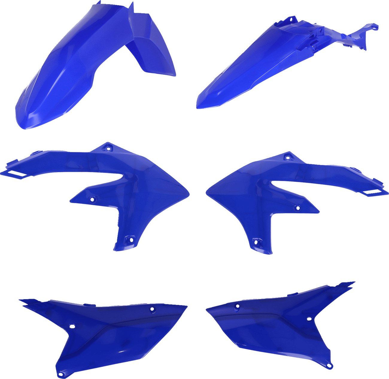Acerbis 2979580211 Standard Body Replacement Plastic Kit in OEM Yamaha Blue for 2023-2025 Yamaha YZ250F and YZ450F motorcycles