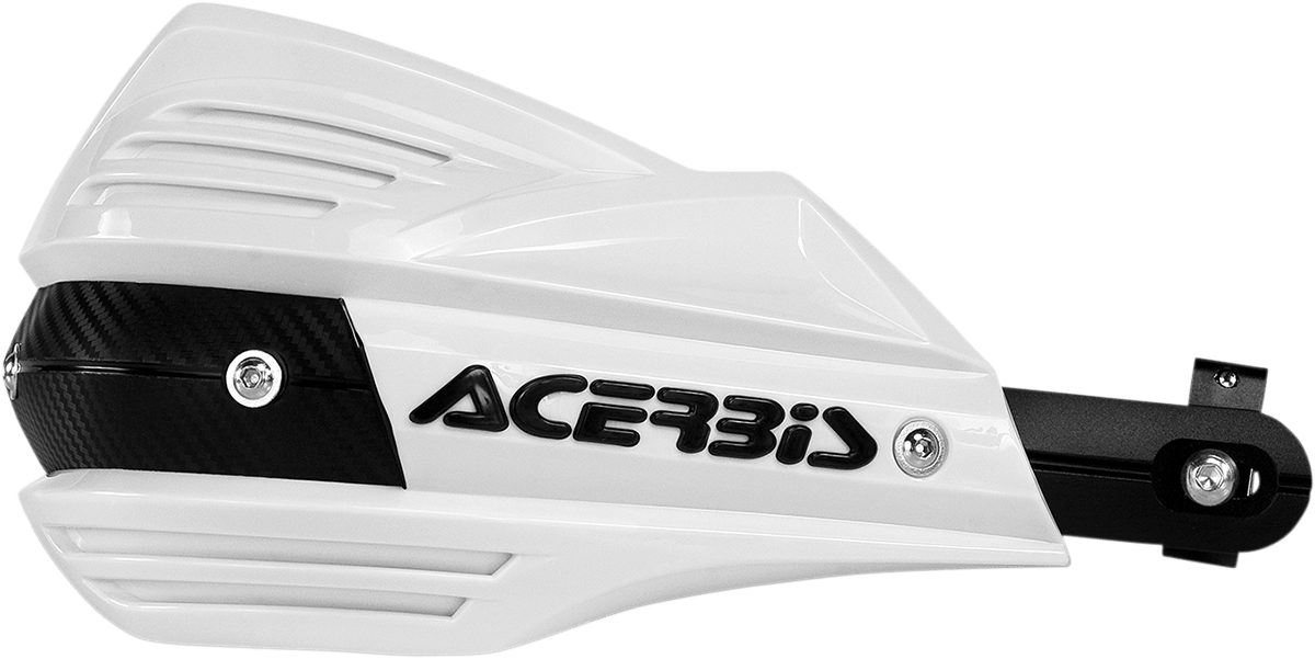 Acerbis 2374190002 X-Factor Handguards in White 2026 for 7/8 handlebars