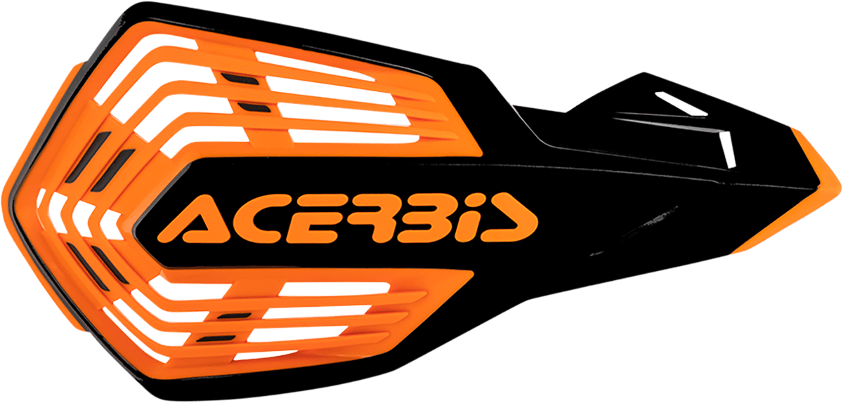 Acerbis 2801965229 X-Future Handguards in Black/Orange 2026 for 7/8 handlebars