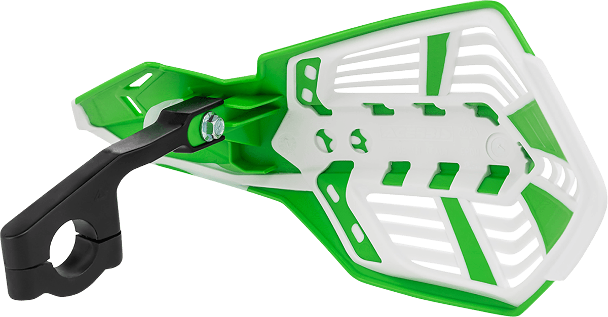 Acerbis 2801961075 X-Future Handguards in Green/White 2026 for 7/8 handlebars