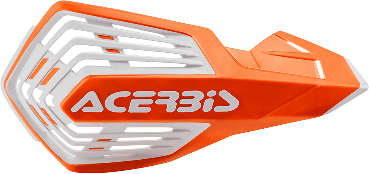 Acerbis 2801965321 X-Future Handguards in Orange/White 2026 for 7/8 handlebars