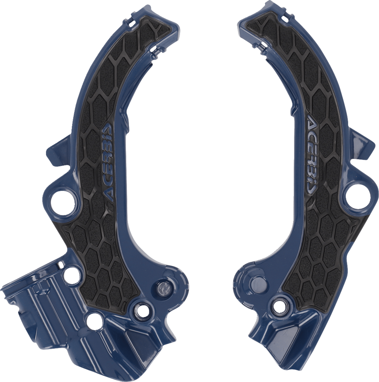 ACERBIS X - Grip Frame Guards - Black/Blue - Part Number 2985891034 - Moto - House MX