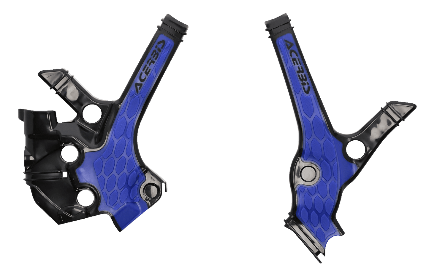 ACERBIS X - Grip Frame Guards - Black/Blue - YZ 85 (Part No: 2976221004) - Moto - House MX