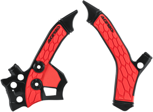 ACERBIS X - Grip Frame Guards - Black/Red - CRF 250L - Part Number 2726851042 - Moto - House MX