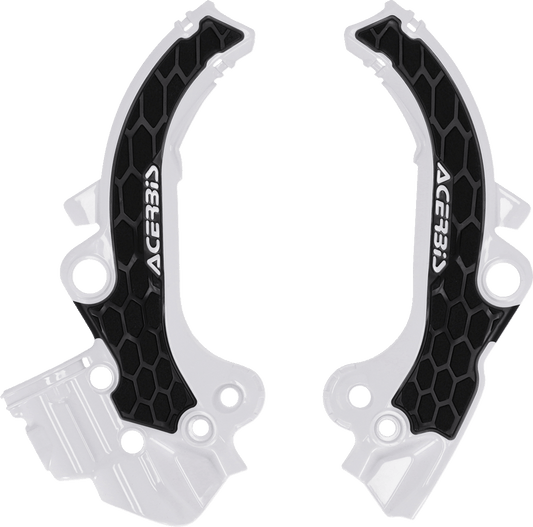 ACERBIS X - Grip Frame Guards - Black/White - SX 65 - Part No. 2985891035 - Moto - House MX