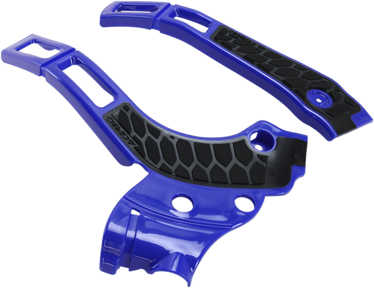 ACERBIS X - Grip Frame Guards - Blue/Black - Part Number 2464741034 - Moto - House MX