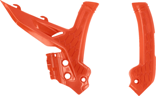 Acerbis 2975045226 X-Grip Frame Guards in Orange for 2023-2025 KTM 250/450 SX-F