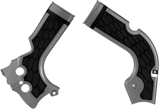 ACERBIS X - Grip Frame Guards - Silver/Black - Part Number 2374241015 - Moto - House MX