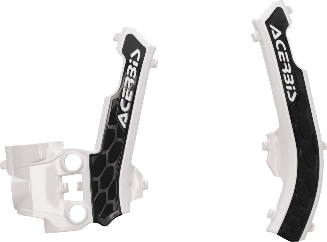 Acerbis 2979611035 X-Grip Frame Guards in White/Black for KTM 50 SX / TC50