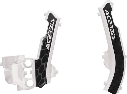 Acerbis 2979611035 X-Grip Frame Guards in White/Black for KTM 50 SX / TC50