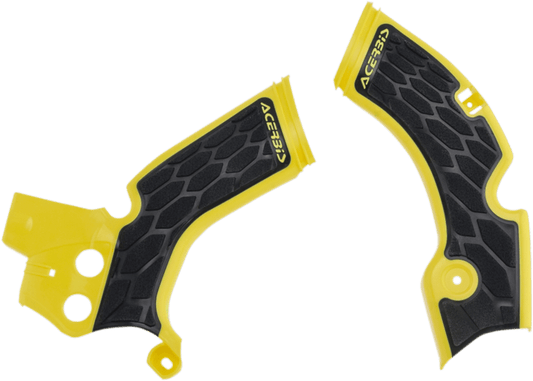 ACERBIS X - Grip Frame Guards - Yellow/Black - RM - Z 250 - Part No. 2688751017 - Moto - House MX