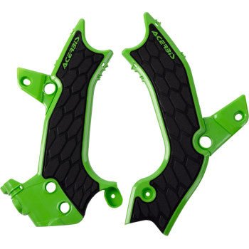 ACERBIS X - GRIP FRAME PROTECTOR - 2983671089, 2983671015 – Silver/Black or Green/Black – KX250/KX450 - Moto - House MX