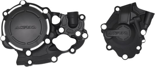 Acerbis X - Power Engine Cover Kit Black - 2856840001 - Honda CRF250R CRF250RX 2018 - 2021 - Moto - House MX