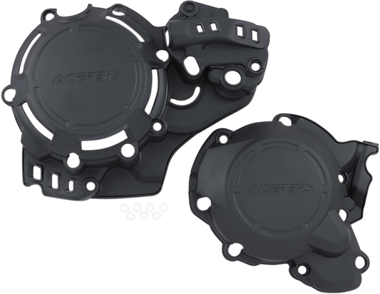 Acerbis X - Power Engine Cover Kit – Black – KTM/Husqvarna/Gas Gas – 2645510001 - Moto - House MX