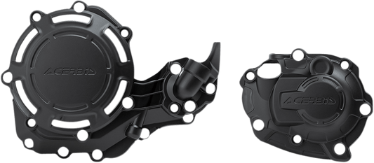 Acerbis X - Power Engine Cover Kit – Black – Yamaha YZ450F / YZ450FX – 2791690001 - Moto - House MX