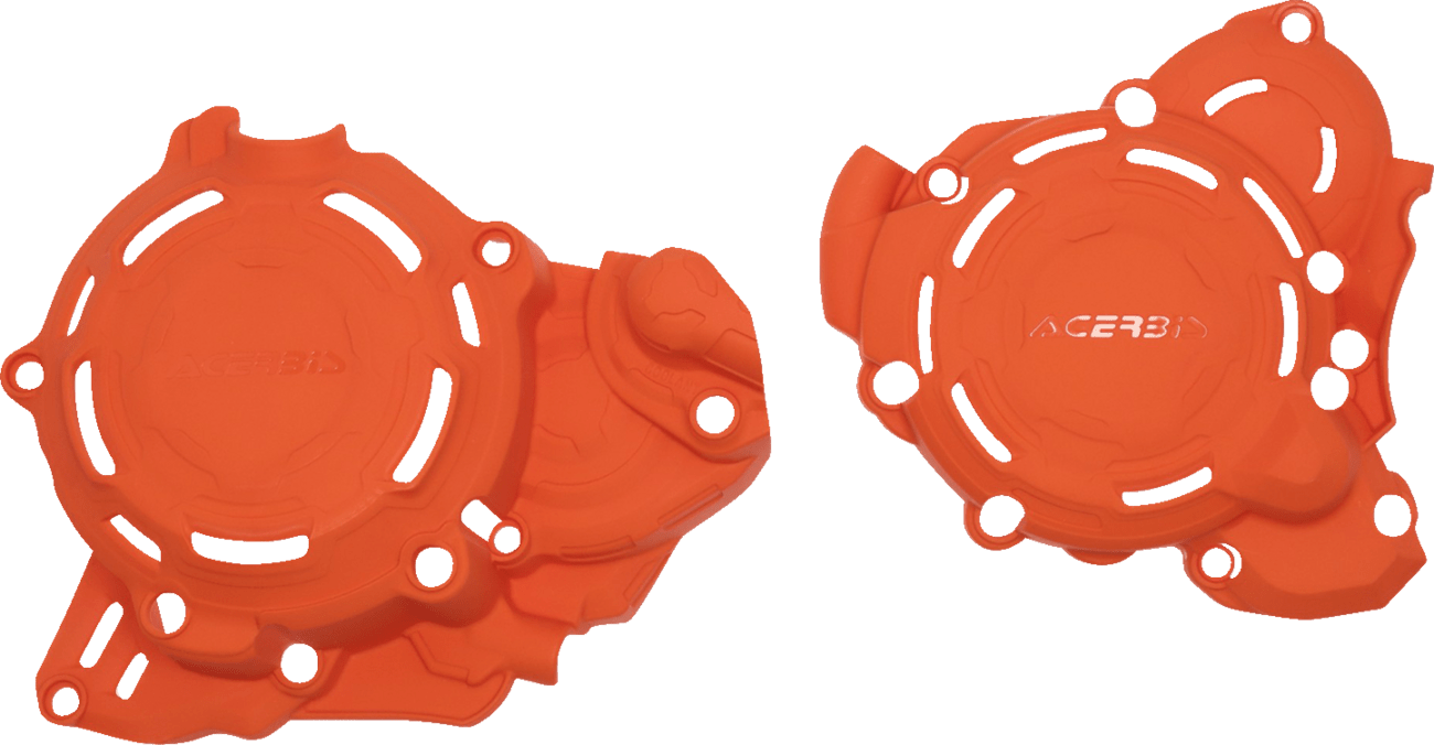 Acerbis 2983235226 X-Power Kit Orange for KTM and Husqvarna clutch, ignition, and water pump protection