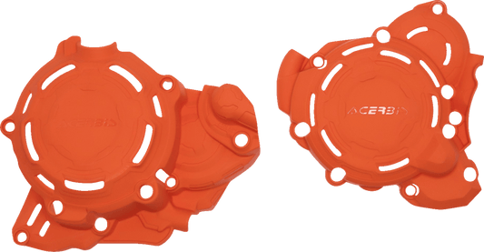 Acerbis 2983235226 X-Power Kit Orange for KTM and Husqvarna clutch, ignition, and water pump protection