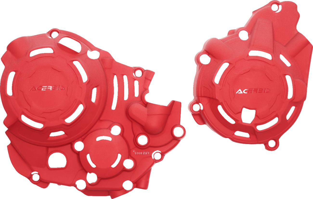 Acerbis 2982510004 X-Power Kit Red for Honda CRF300L and CRF300L Rally clutch and crankcase protection