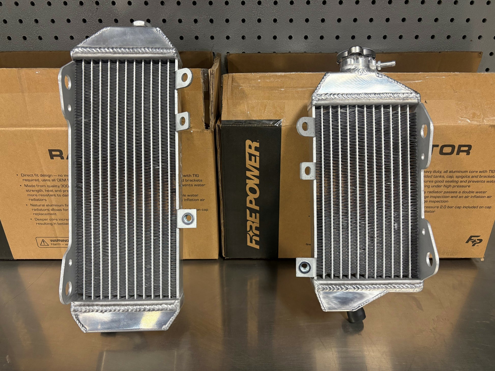 Fire Power TRS-R-140R 2016-23 Kawasaki KX450F Radiator Right