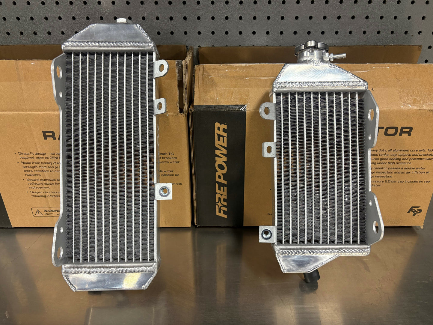 Fire Power MPN TRS-R-140L 2016-2023 Kawasaki KX450F Radiator Left