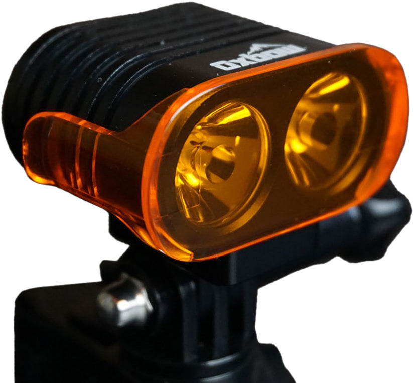OXBOW GEAR LLC OXBOW GEAR LLC HL3010 Voyager Helmet Light Amber Lens for Night Riding HL3010