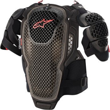 Alpinestars A - 6 Chest Protector/Roost Guard - Adult Black/Red - Moto - House MX