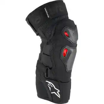 Alpinestars Bionic Pro Plasma Knee Protectors - Black/Red/White CE - Certified - Moto - House MX