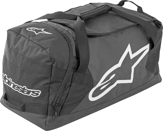 Alpinestars Goanna Duffle Bag Black and White - Waterproof Motocross Gear Bag - Moto - House MX