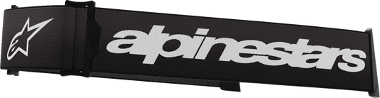 Alpinestars GOGGLES Supertech Goggle Strap - Black/White (Part 9400125 - 12) - Moto - House MX