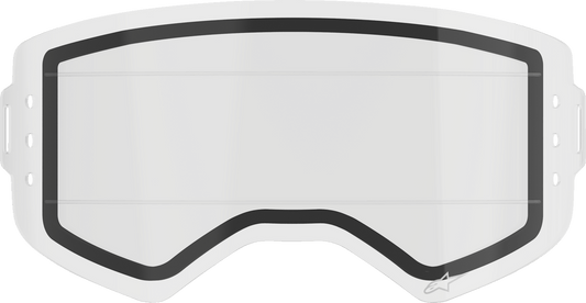 Alpinestars Goggles Supertech Wide Vision Roll - Off Dual Pane Lens - Clear, Part Number 9100525 - 016 - Moto - House MX