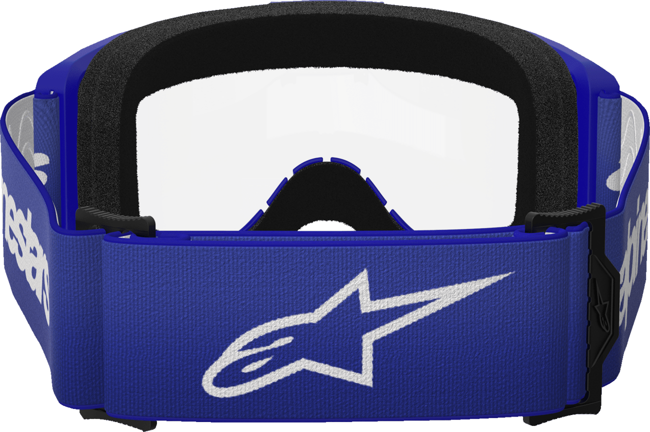 Alpinestars GOGGLES Vision 3 Blue Wordmark with Clear Lens - 5103325 - 7189 - Moto - House MX