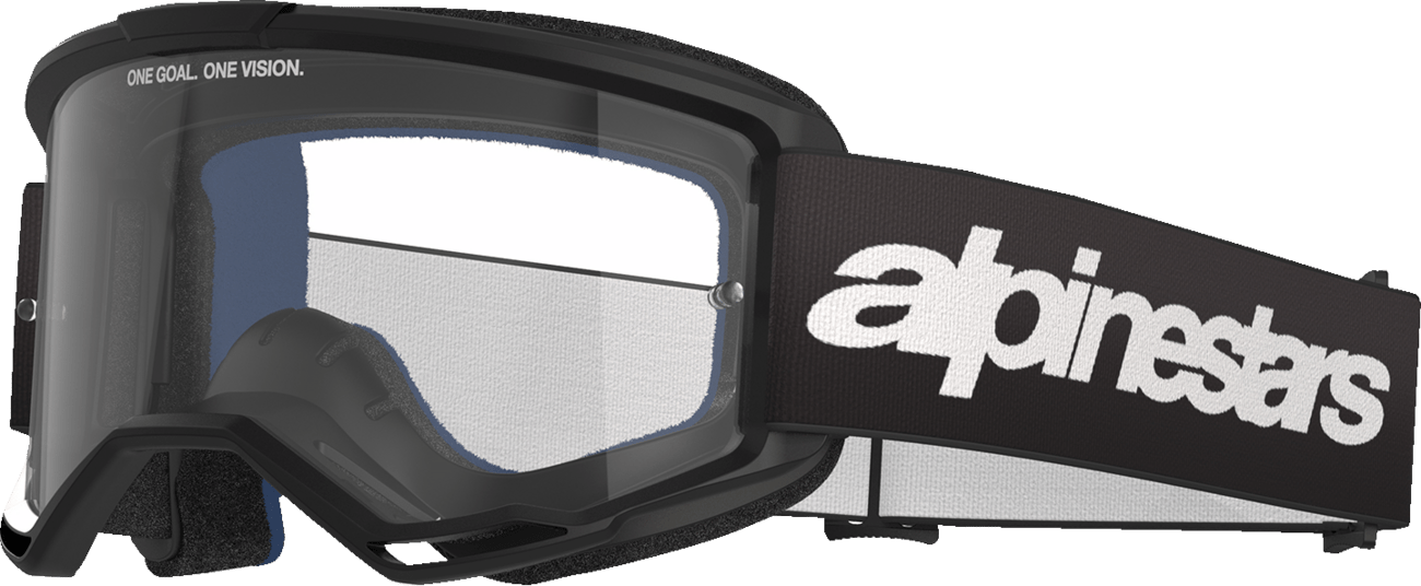 Alpinestars GOGGLES Vision 3 Goggle - Black with Clear Lens - 5103325 - 1425 - Moto - House MX