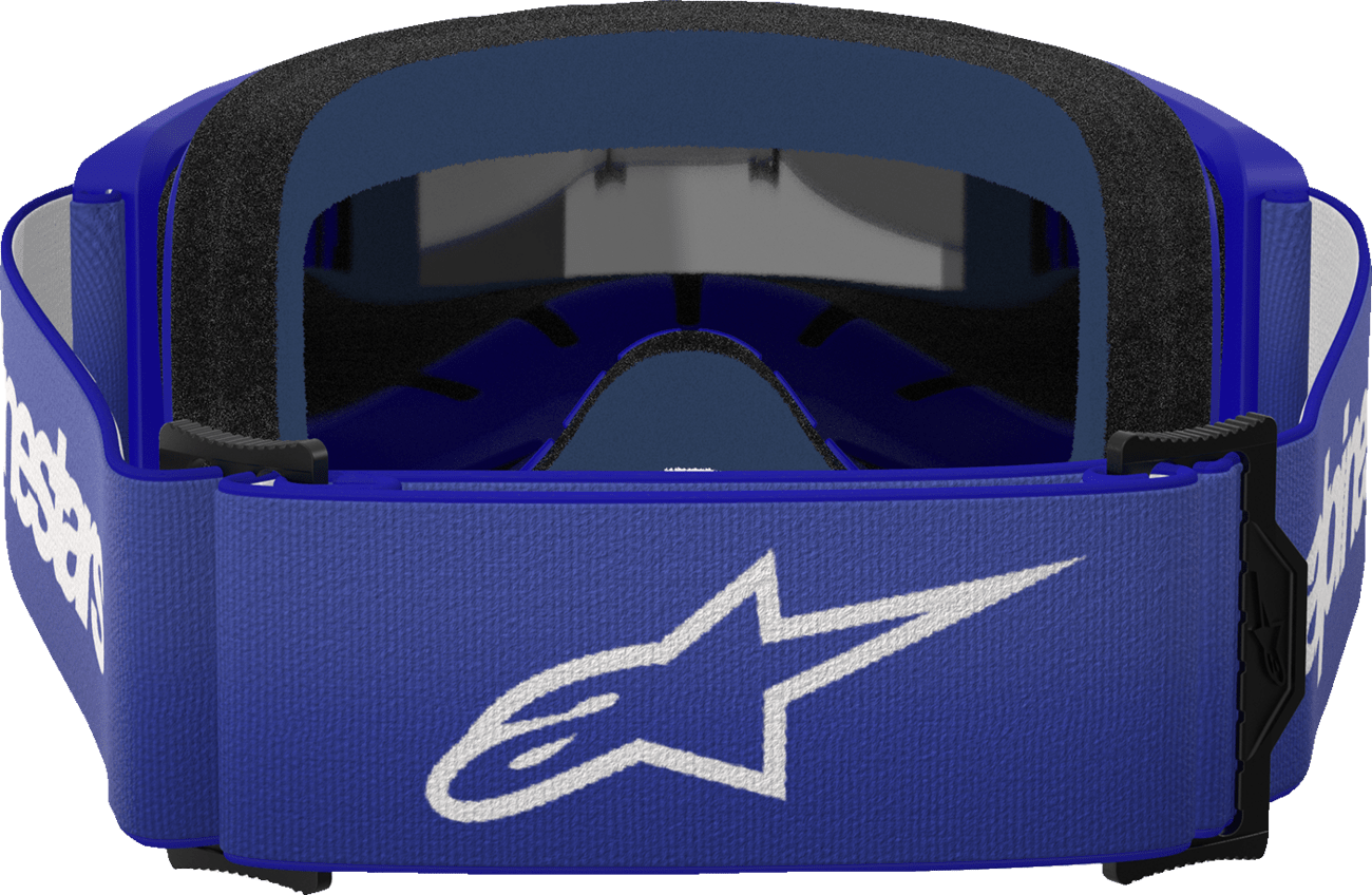 Alpinestars GOGGLES Vision 3 Goggle - Blue with Silver Mirror Lens - 5103225 - 7266 - Moto - House MX