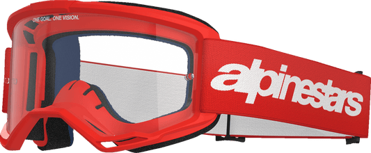 Alpinestars GOGGLES Vision 3 Wordmark Red Clear Lens - 5103325 - 3067 - Moto - House MX