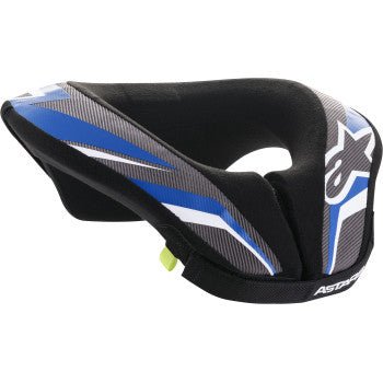 Alpinestars Sequence Neck Roll Youth - Black/Anthracite/Blue - Moto - House MX