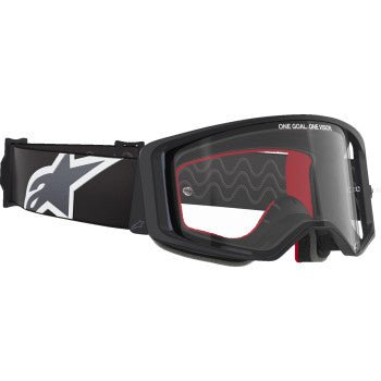 Alpinestars Supertech Corp ABS Vision Goggle Black/Grey - Clear Lens, 5100125 - 1507 - Moto - House MX